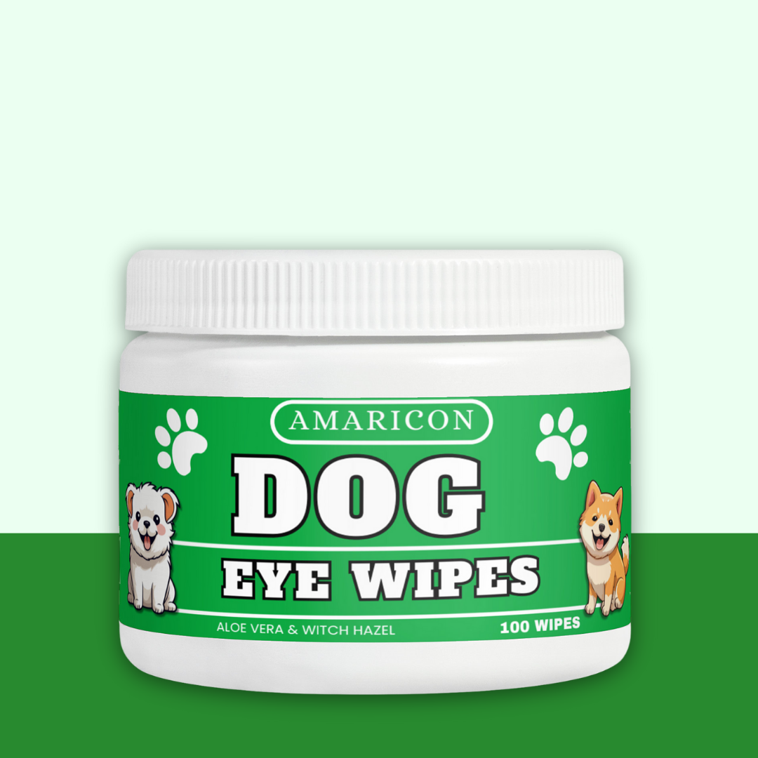 Dog Eye Wipes – Gentle and Natural Eye Care – 100 Wipes