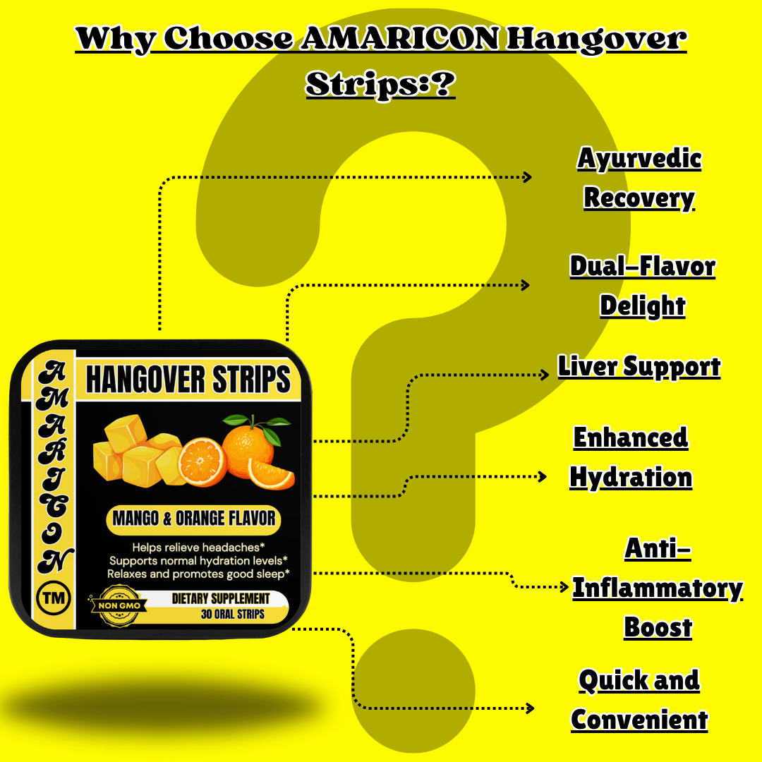 Hangover Strips - Ayurvedic Relief for Post-Party Wellness