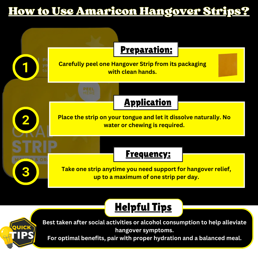Hangover Strips - Ayurvedic Relief for Post-Party Wellness