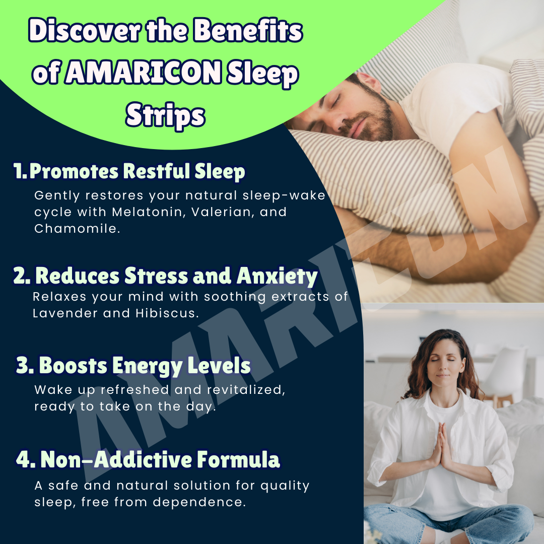 Sleep Strips | All-Natural, Non-Addictive Sleep Support
