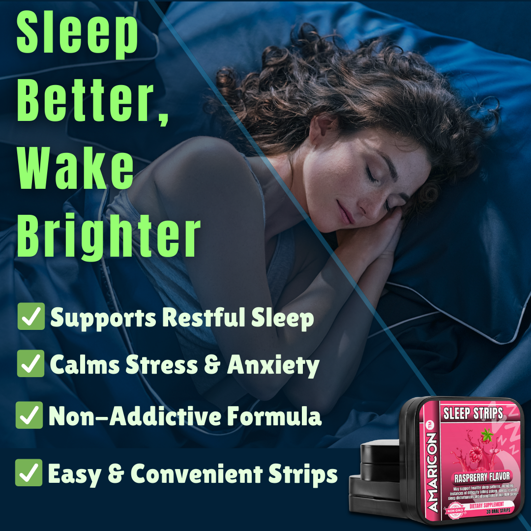 Sleep Strips | All-Natural, Non-Addictive Sleep Support
