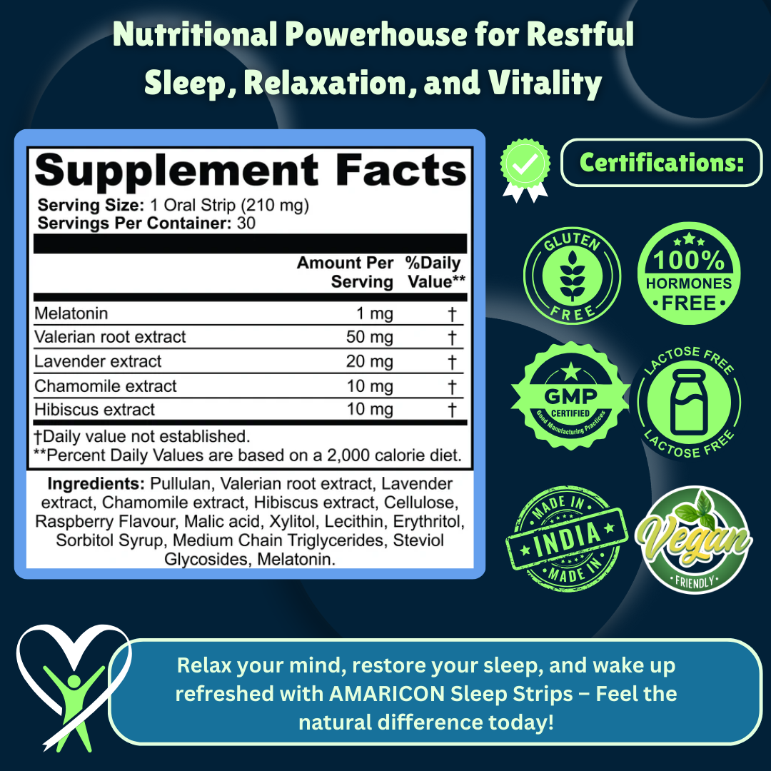 Sleep Strips | All-Natural, Non-Addictive Sleep Support