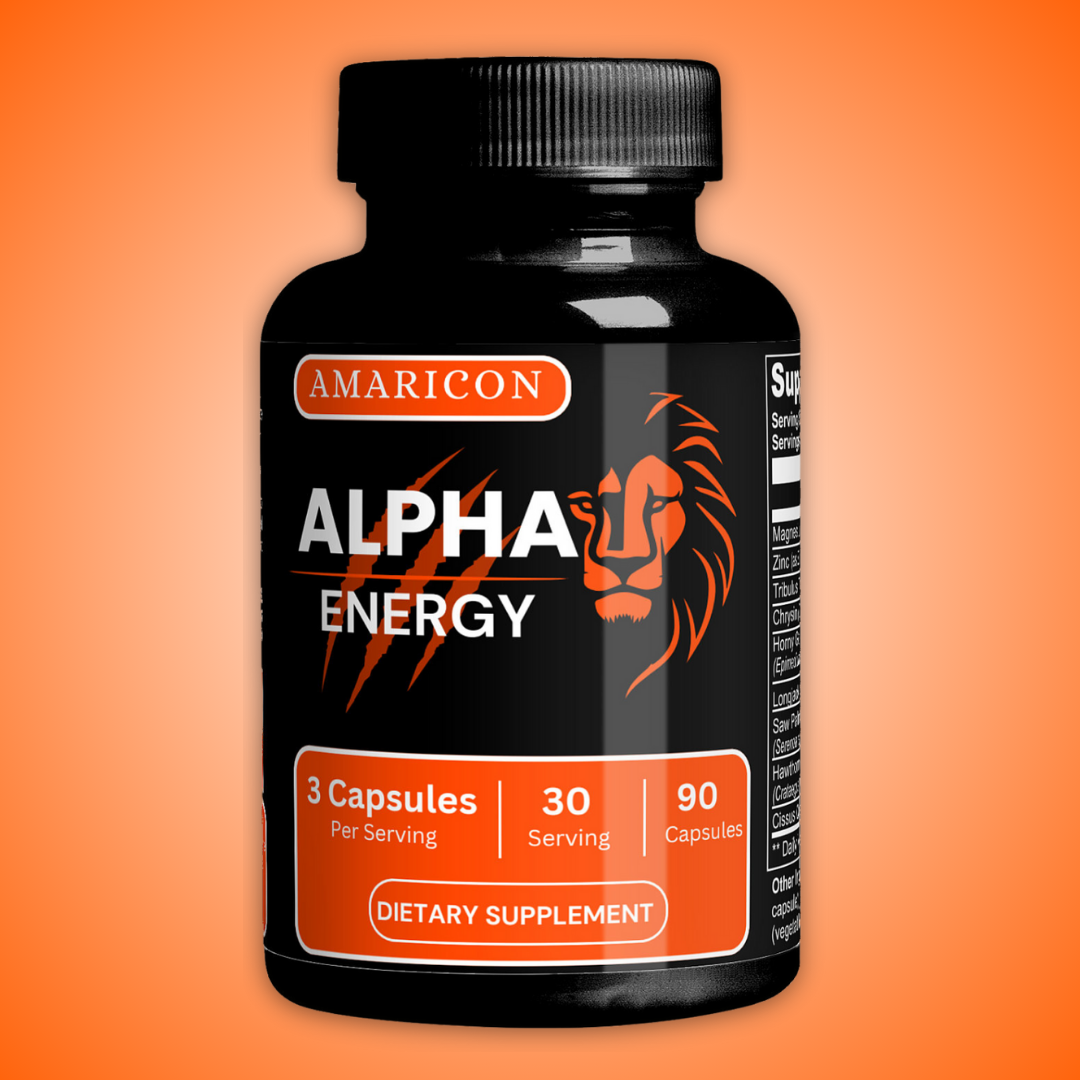 Alpha Energy Support – Men's Vitality and Wellness – 90 Capsules