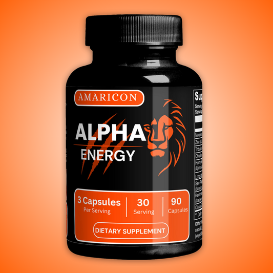 Alpha Energy Support – Men's Vitality and Wellness – 90 Capsules