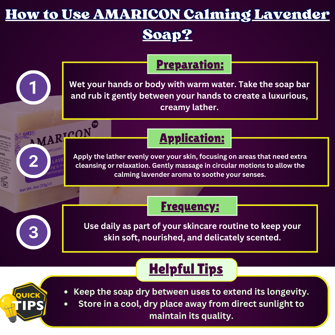 Calming Lavender Soap – Luxurious Aromatherapy & Moisturizing Cleanse – 4 oz