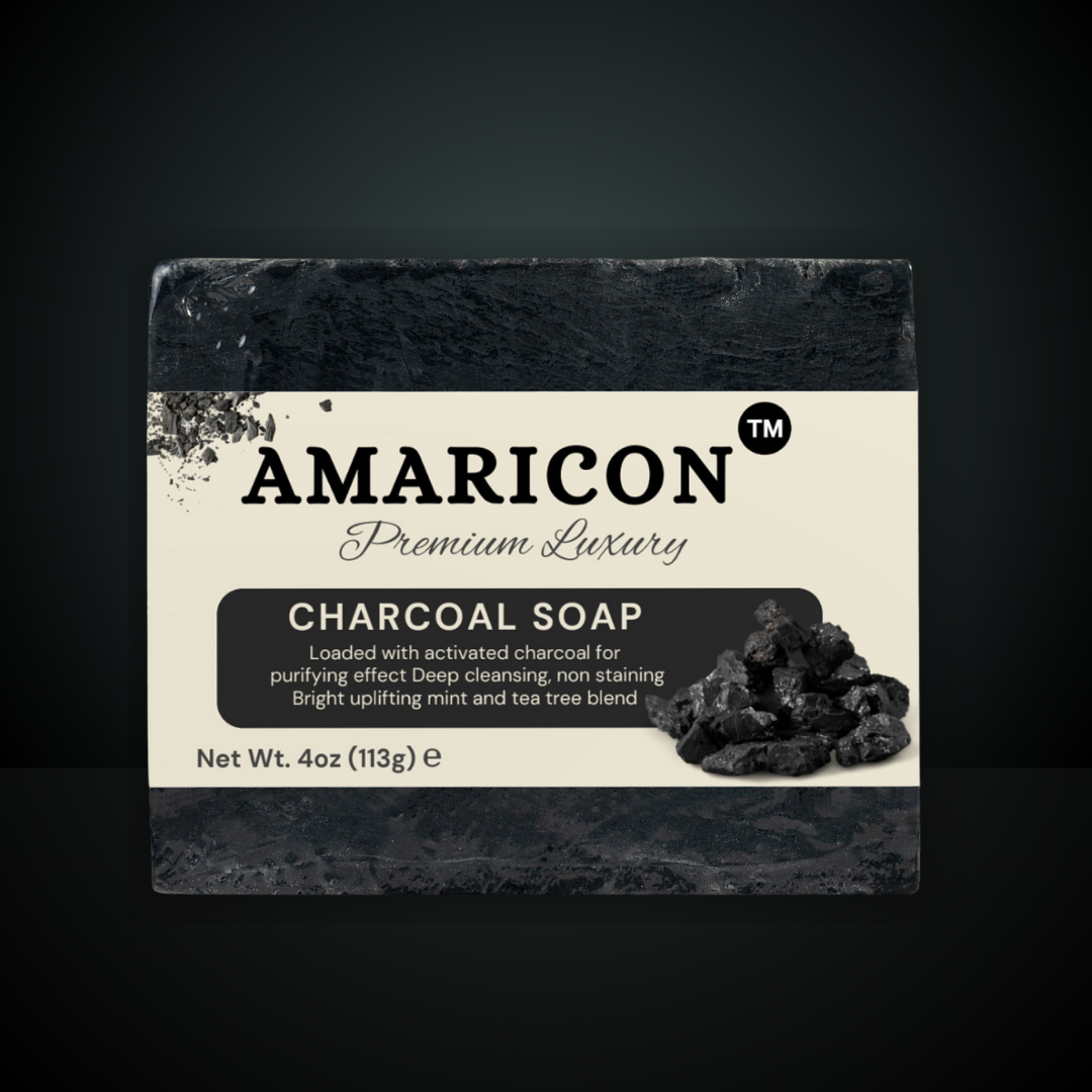 Charcoal Soap – Deep Cleansing Non-Staining Formula with Activated Charcoal