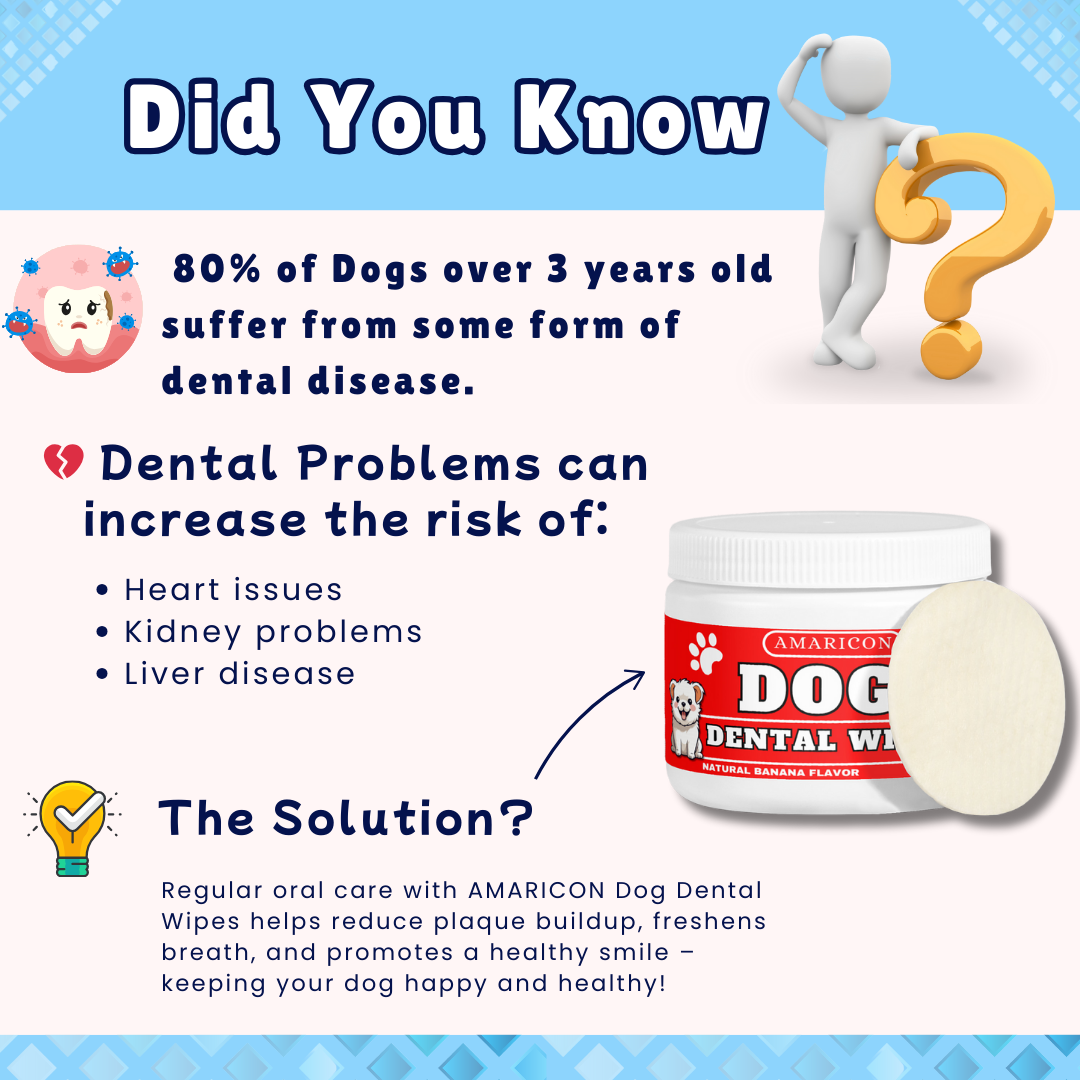 Dog Dental Wipes – Easy and Effective Oral Care – 100 Wipes