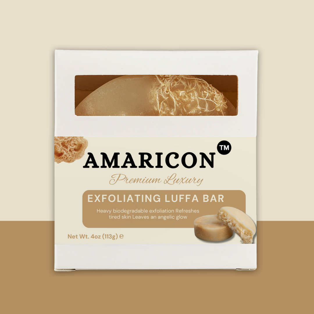 Exfoliating Luffa Bar – Handmade Hemp & Luffa Soap – Natural, Biodegradable – 4 oz