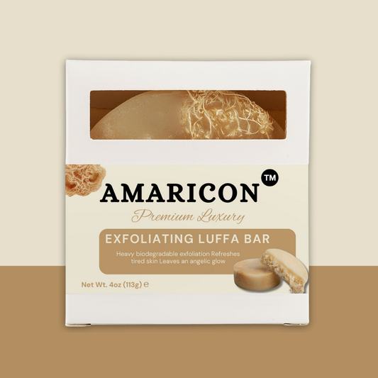 Exfoliating Luffa Bar – Handmade Hemp & Luffa Soap – Natural, Biodegradable – 4 oz