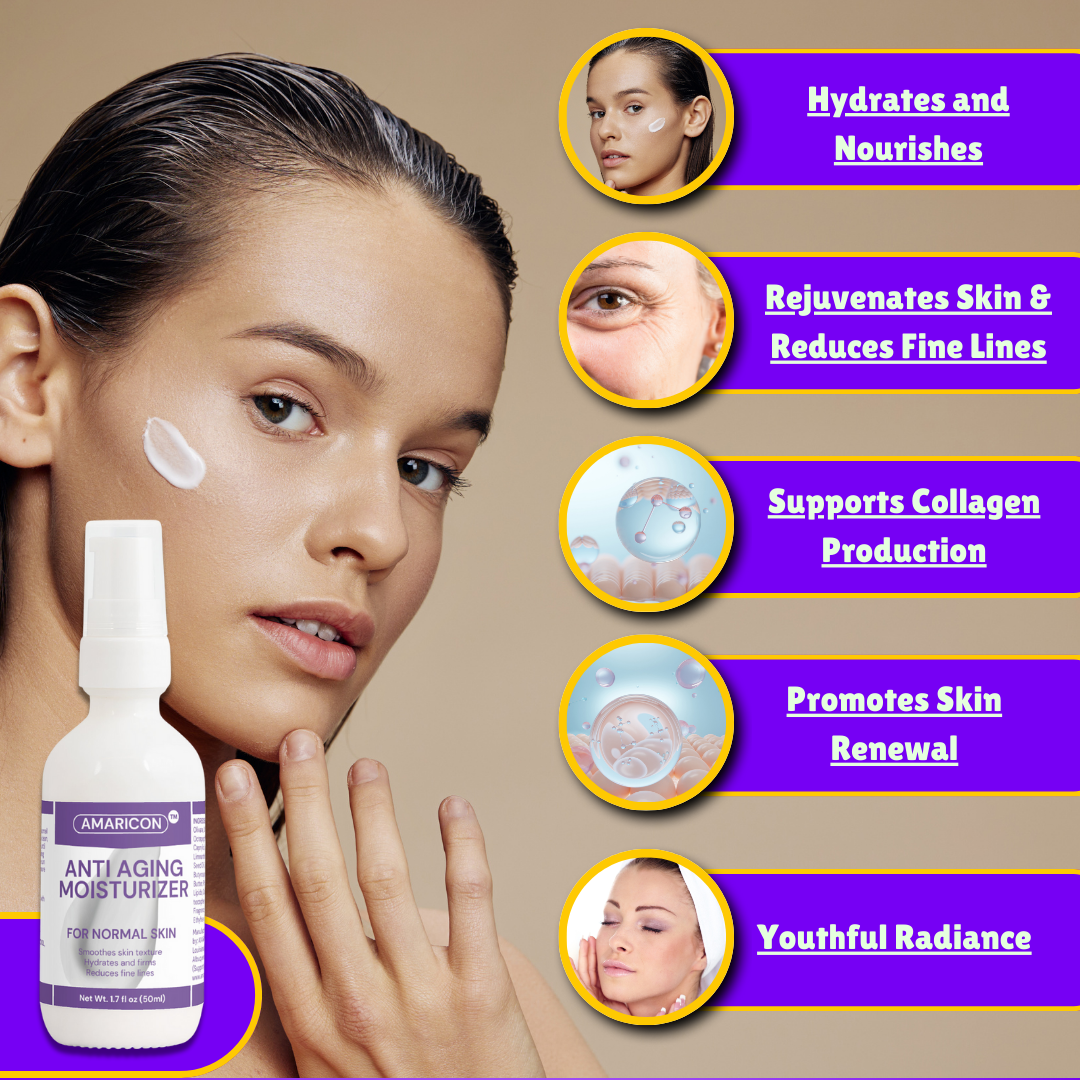 Anti-Aging Moisturizer for Normal Skin – Rejuvenate, Hydrate & Enhance Vitality