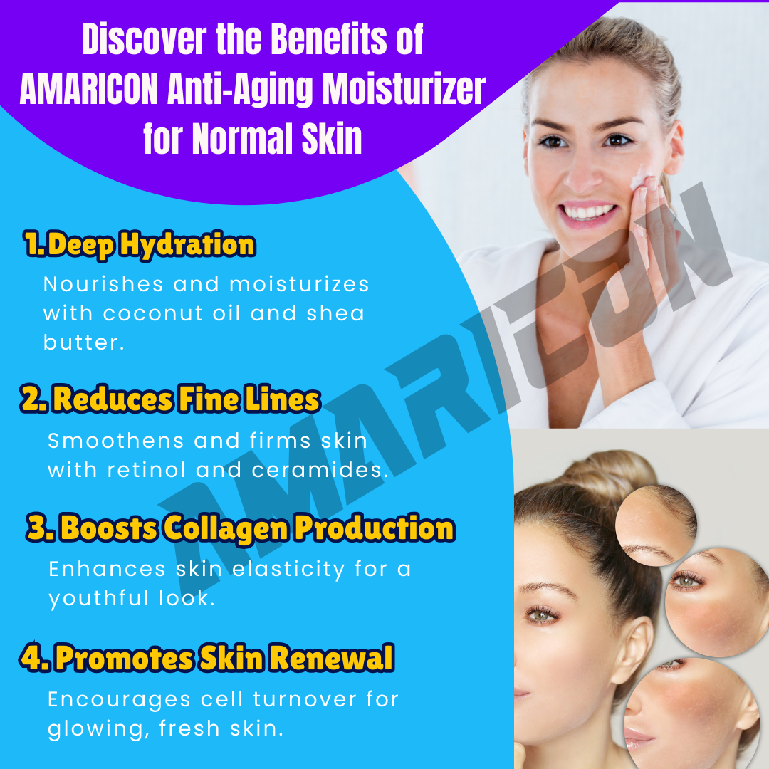 Anti-Aging Moisturizer for Normal Skin – Rejuvenate, Hydrate & Enhance Vitality