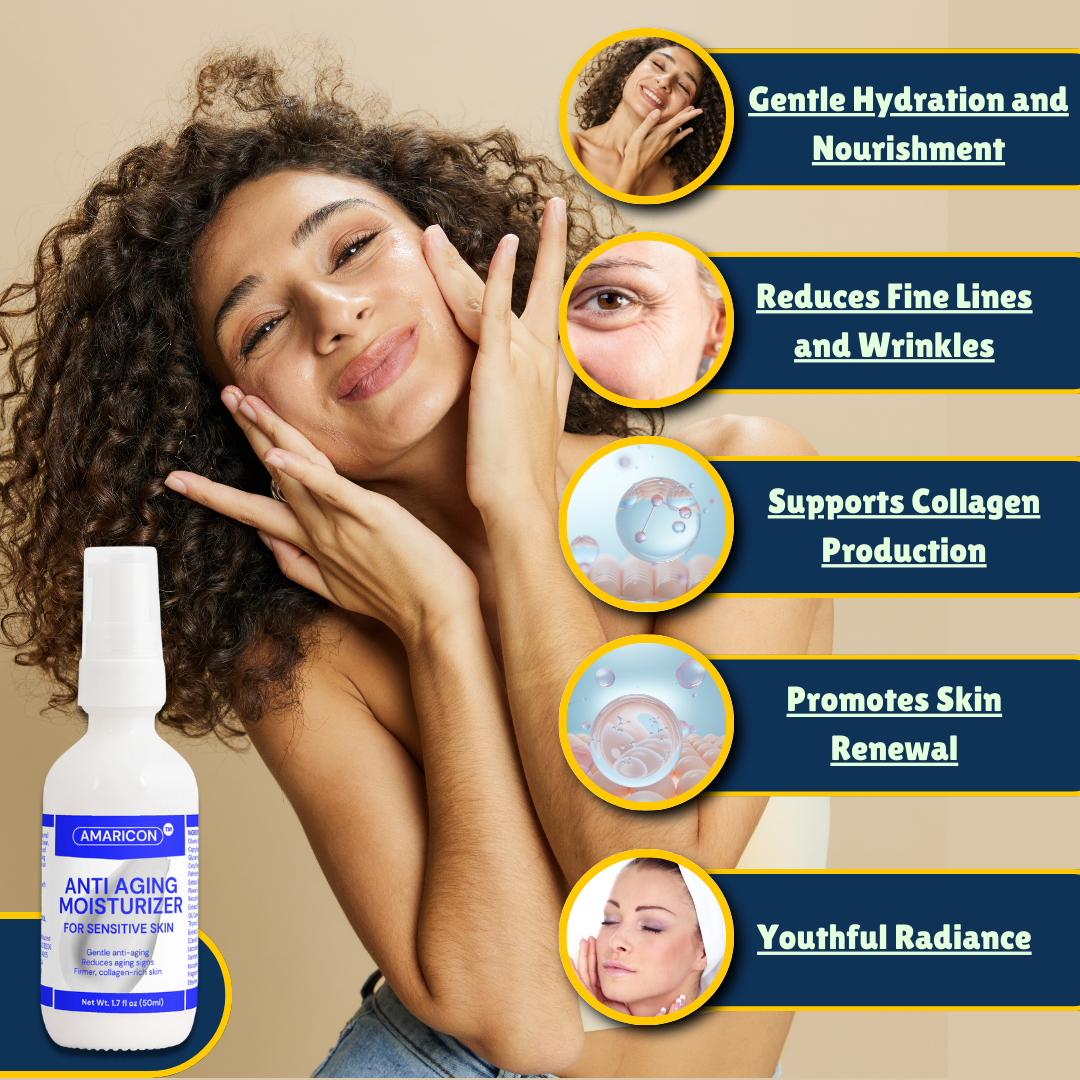 Anti-Aging Moisturizer for Sensitive Skin – Gentle Rejuvenation & Hydration
