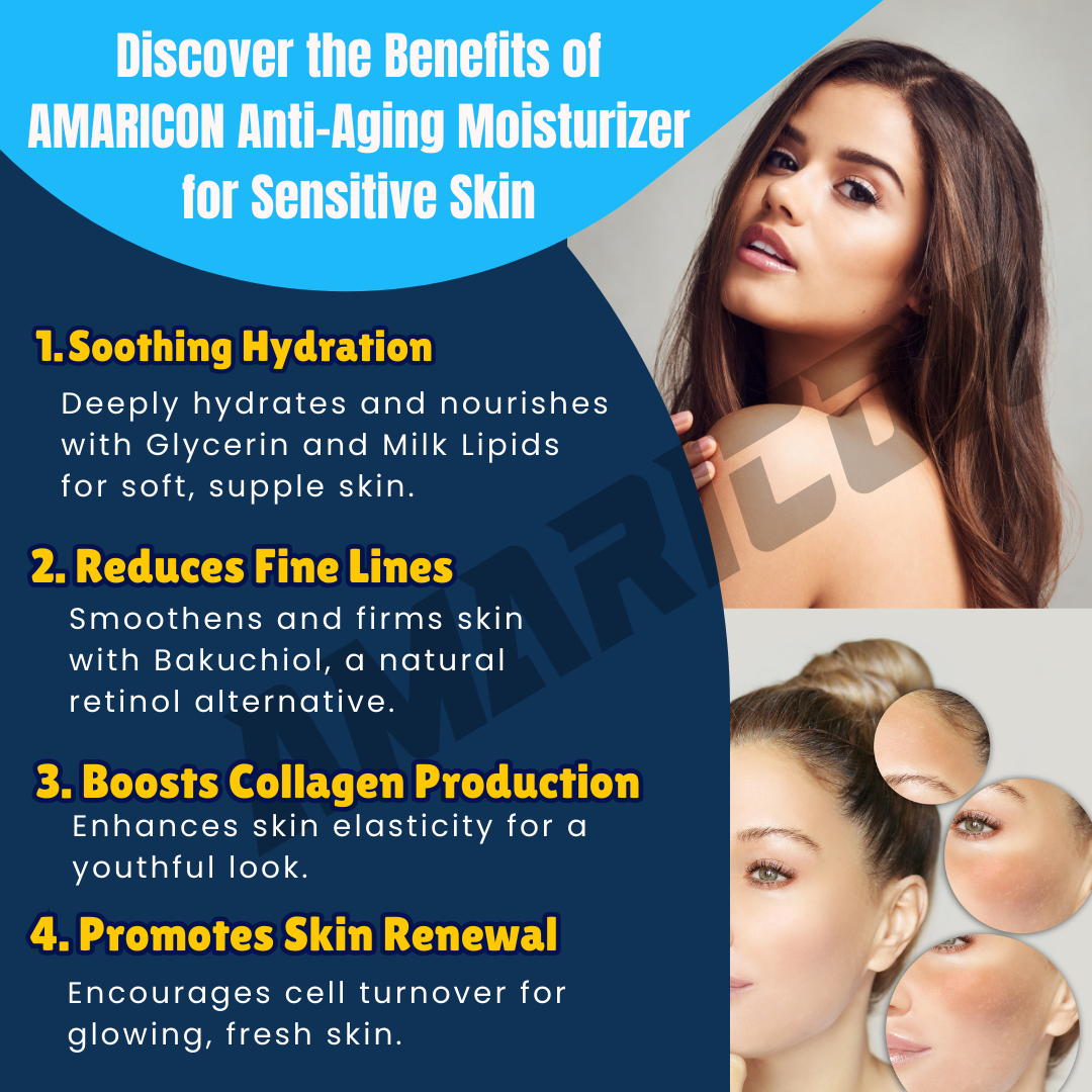 Anti-Aging Moisturizer for Sensitive Skin – Gentle Rejuvenation & Hydration