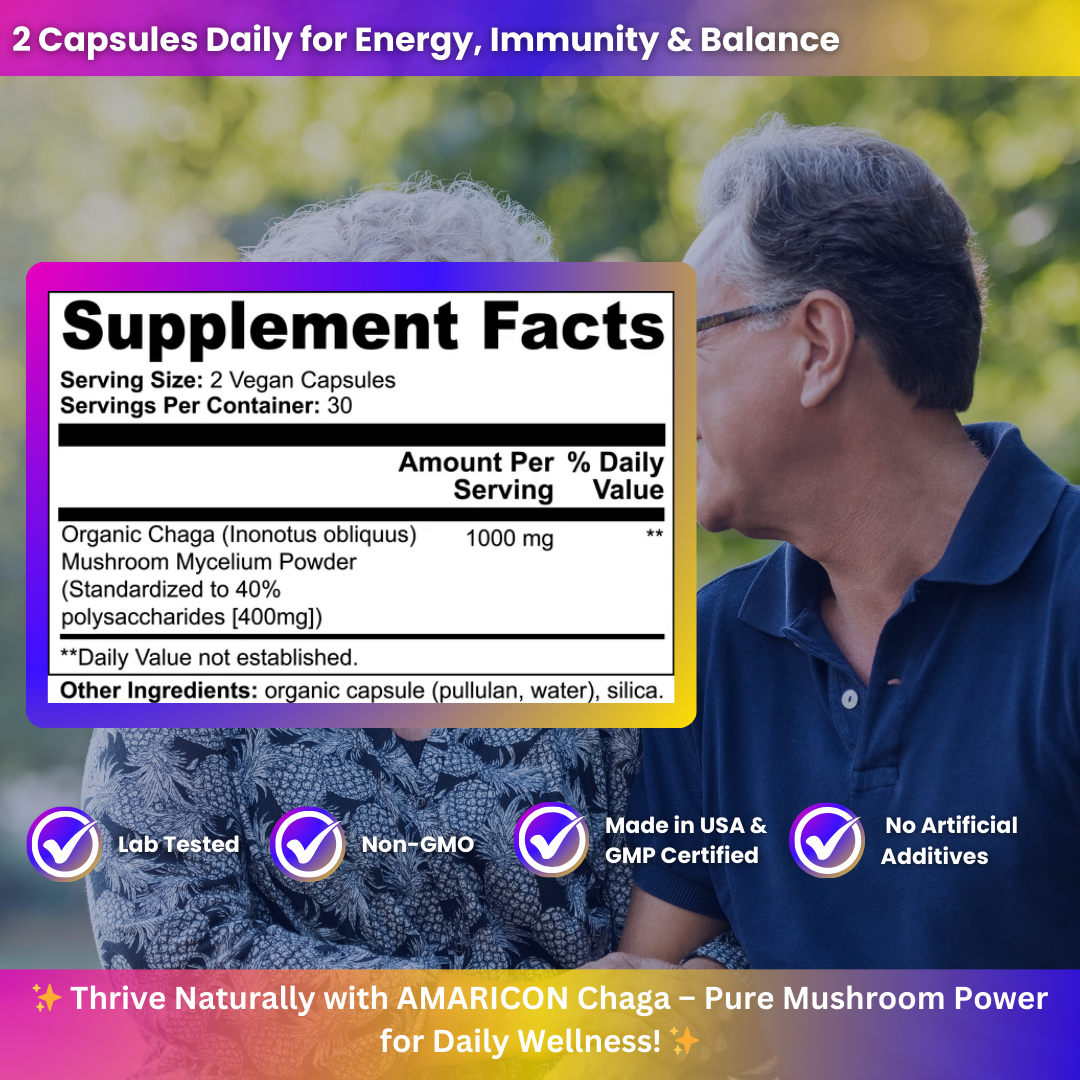 Chaga Mushroom Capsules – Boost Your Body with Nature’s Most Powerful Mushroom