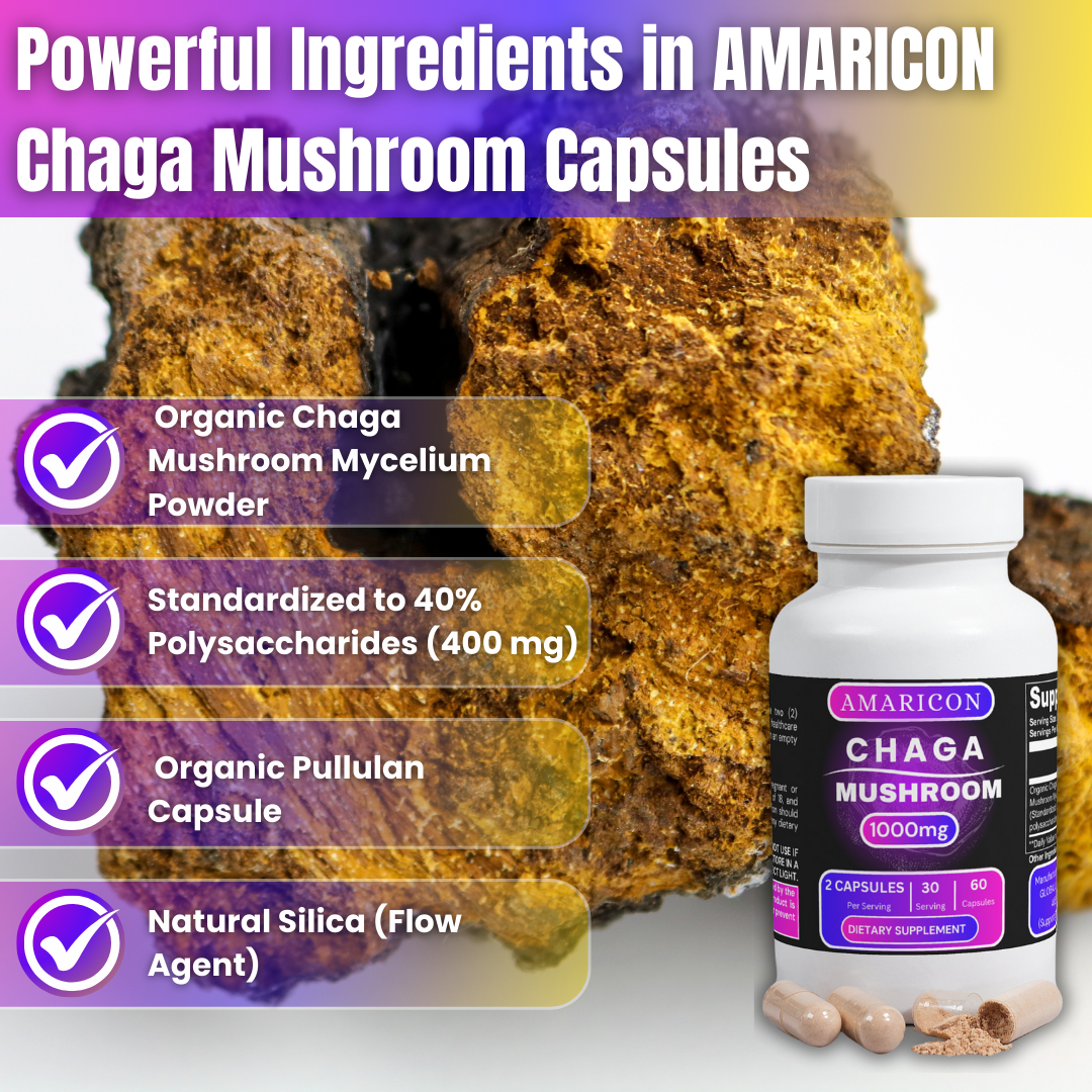 Chaga Mushroom Capsules – Boost Your Body with Nature’s Most Powerful Mushroom