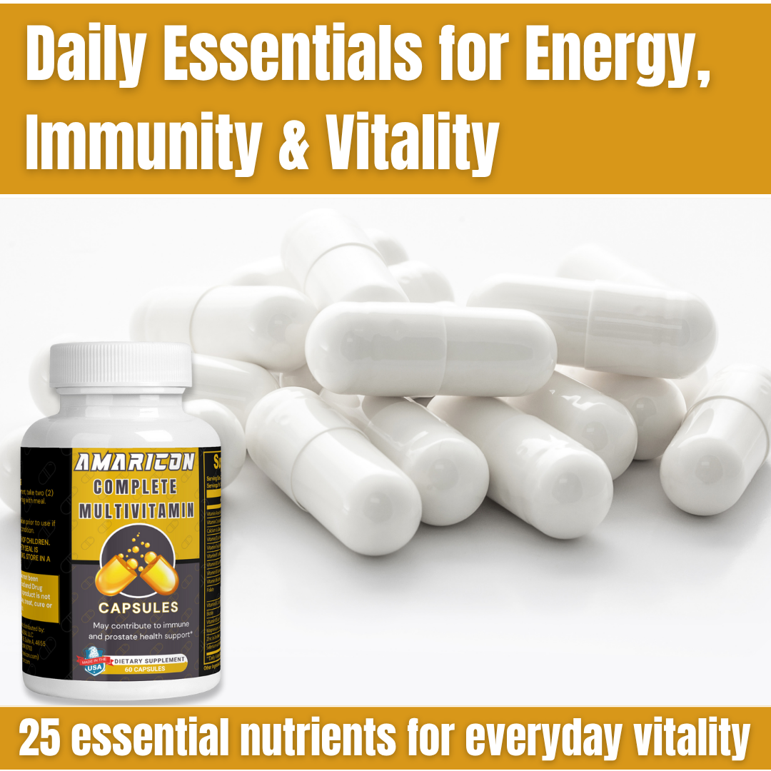 Complete Multivitamin Complex - Antioxidant-Rich Formula with Performance Enhancers, B Vitamins, and Immune System Support