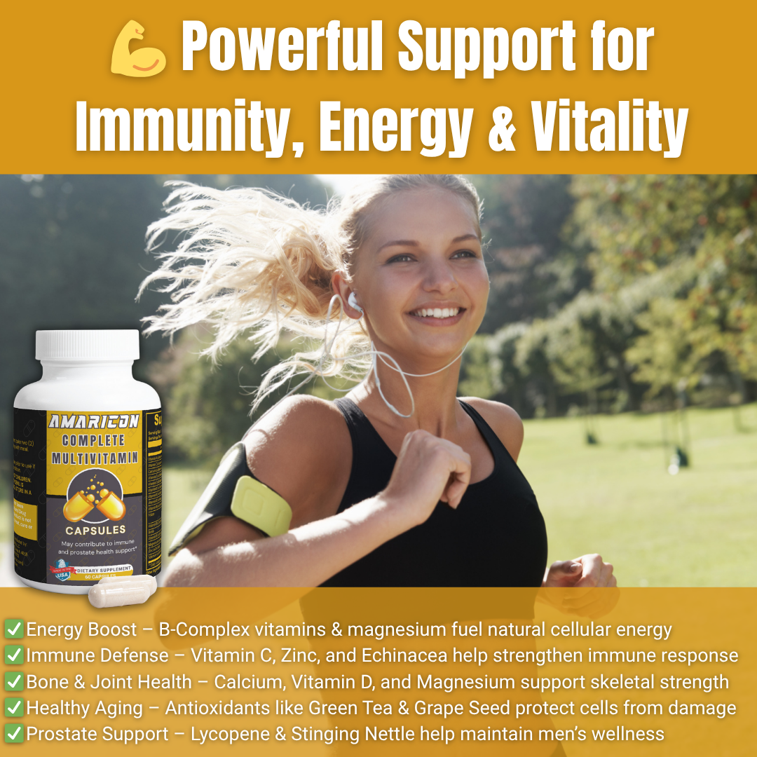 Complete Multivitamin Complex - Antioxidant-Rich Formula with Performance Enhancers, B Vitamins, and Immune System Support