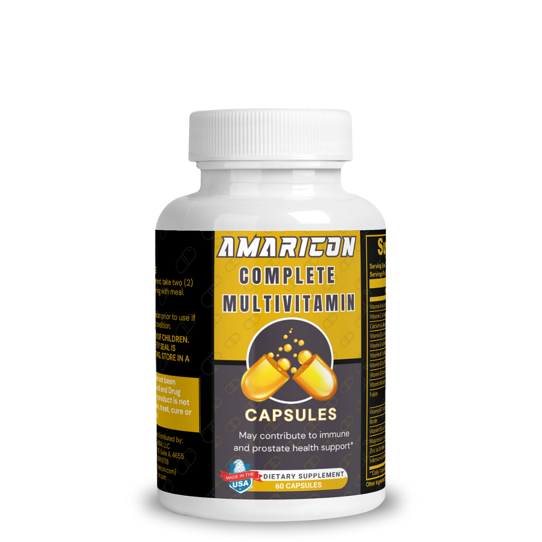 Complete Multivitamin Complex - Antioxidant-Rich Formula with Performance Enhancers, B Vitamins, and Immune System Support