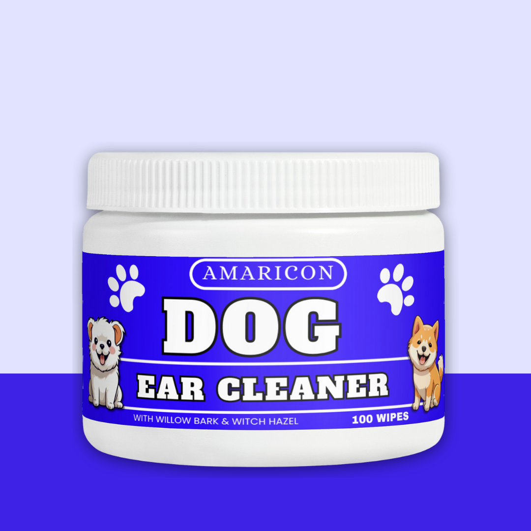 Dog Ear Cleaner Wipes – Gentle and Effective Ear Care – 100 Wipes