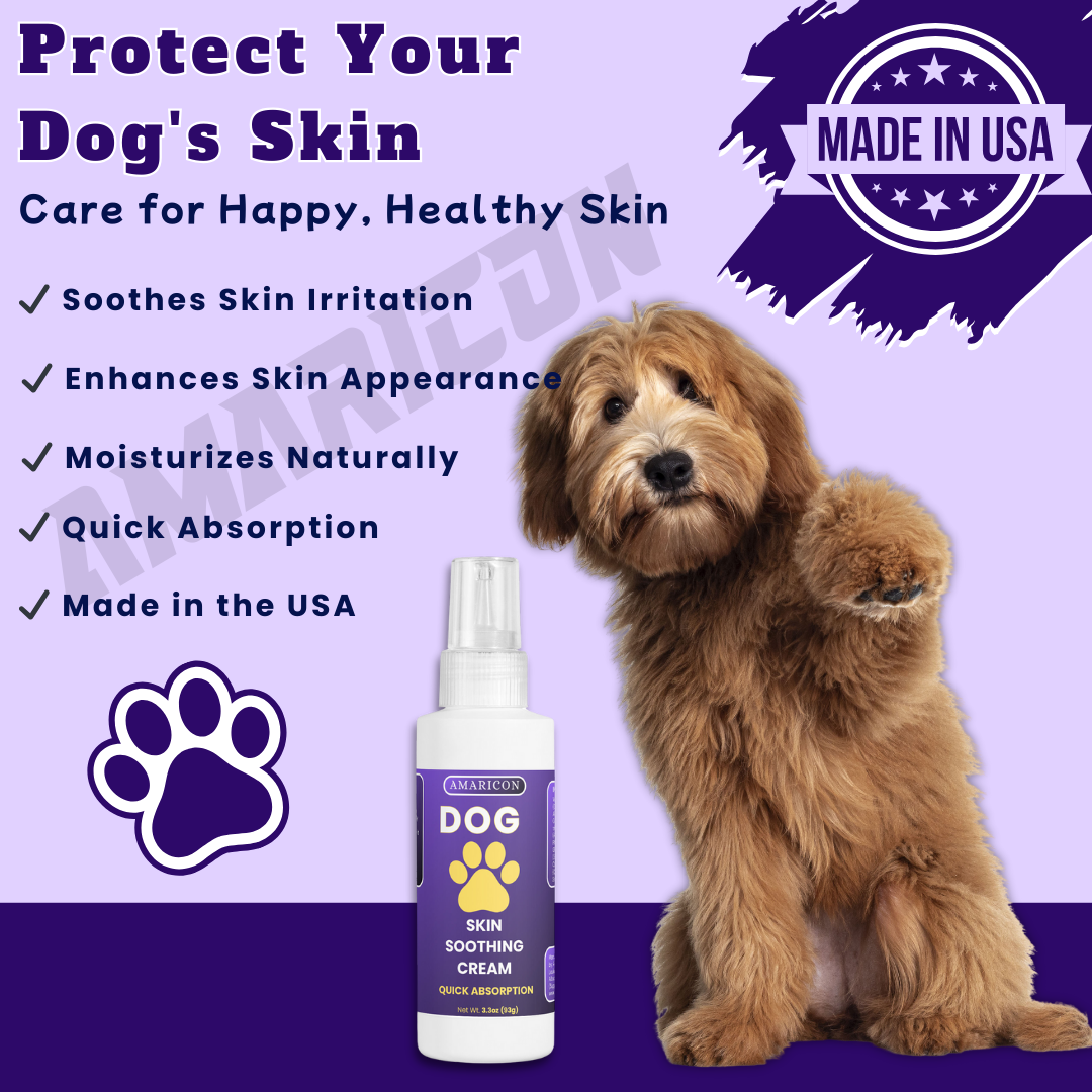 Dog Skin Soothing Cream – Advanced Moisture and Protection – 3.3 oz