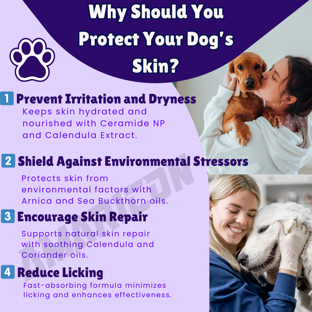 Dog Skin Soothing Cream – Advanced Moisture and Protection – 3.3 oz