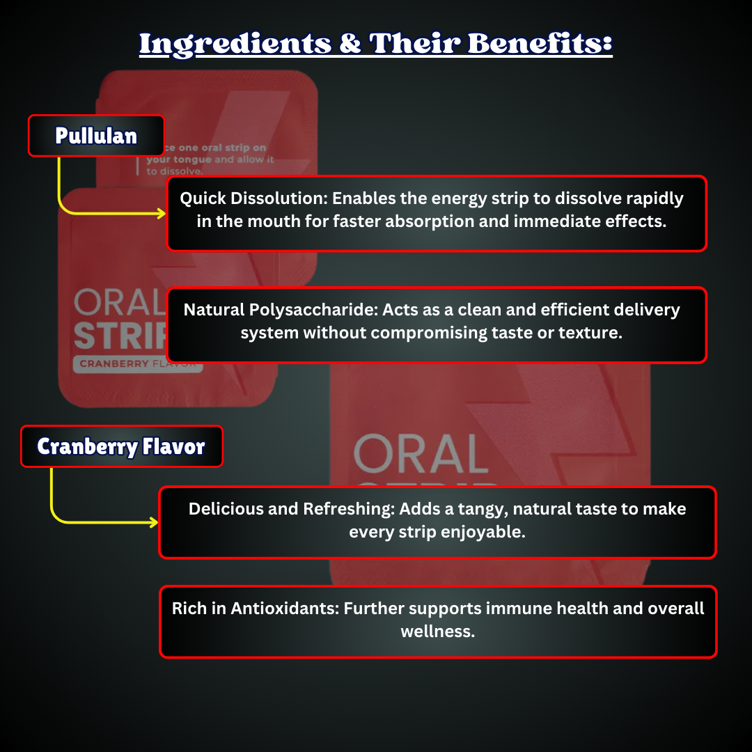 Energy Strips - Enhanced Focus, Endurance, and Mental Clarity with Natural Ingredients