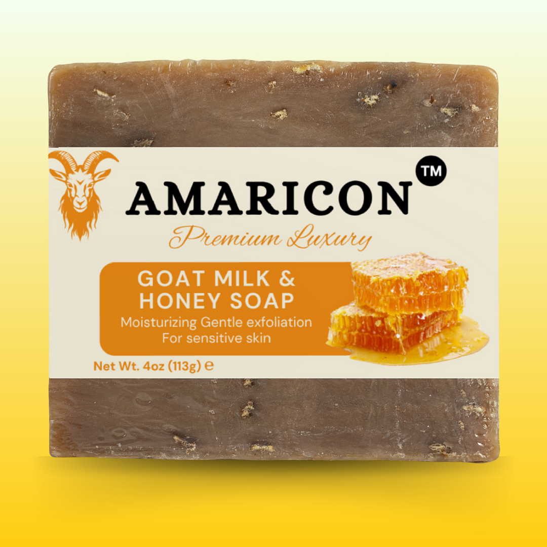 Goat Milk Honey Soap – Nourishing and Gentle Exfoliation – 4 oz