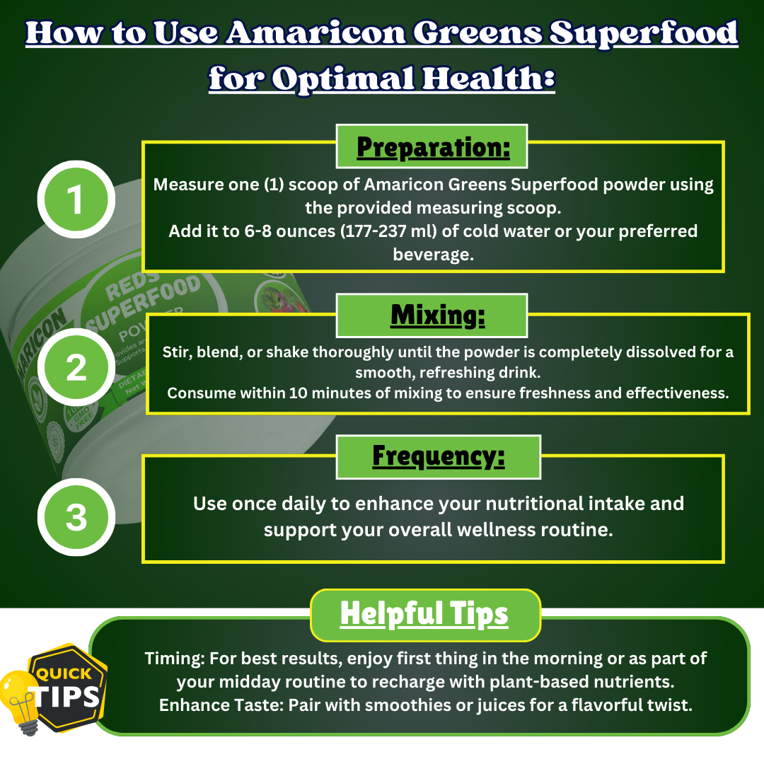 Greens Superfood - Nutrient-Rich Plant-Based Powerhouse for Optimal Health