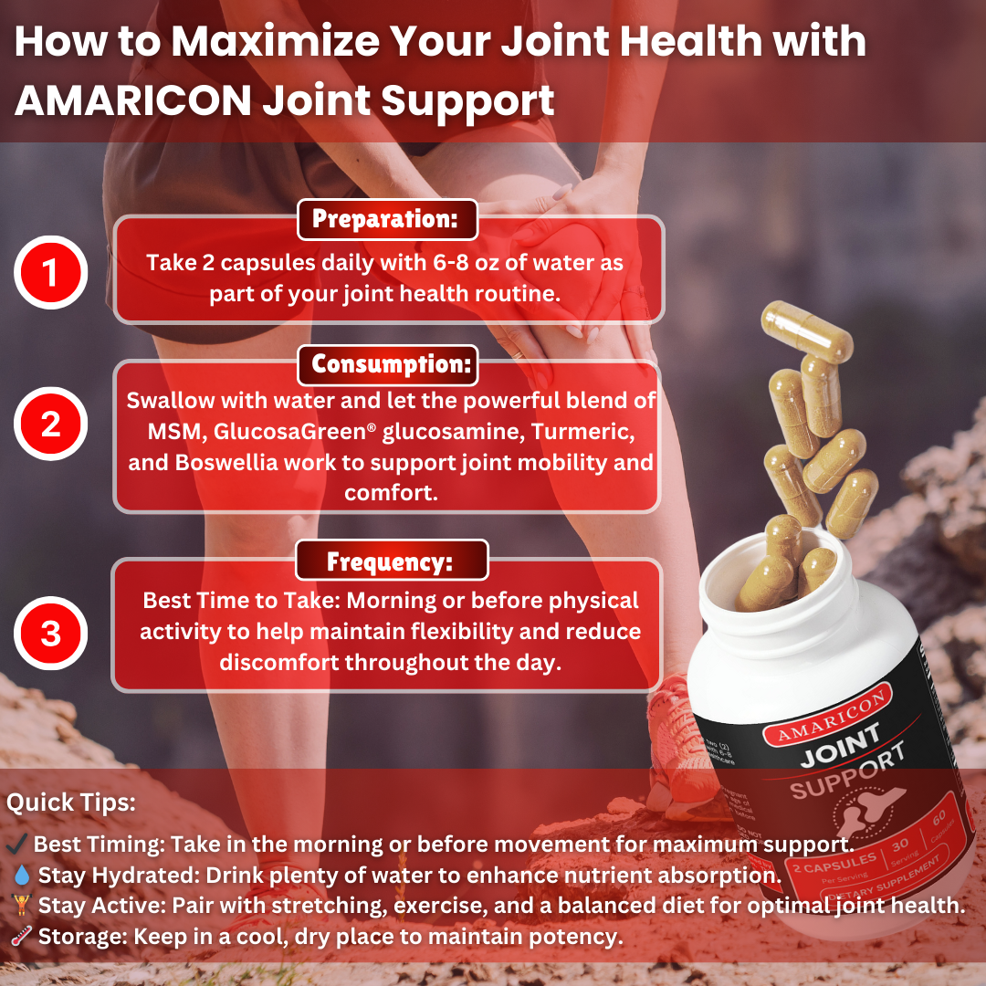 Joint Support – Advanced Formula for Joint Flexibility and Comfort