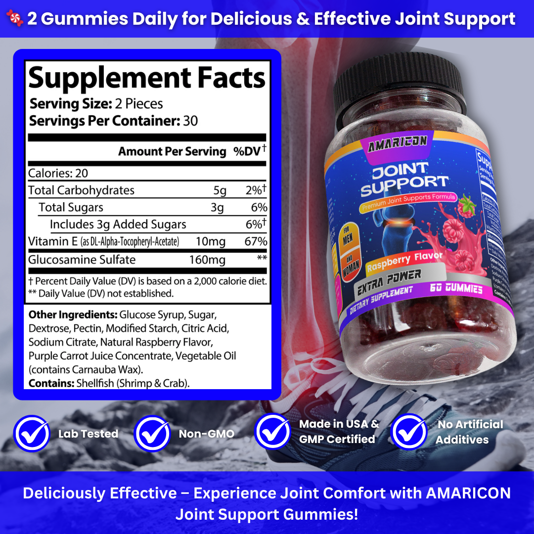 Joint Support Gummies (Adult) – Delicious Support for Joint Health and Performance