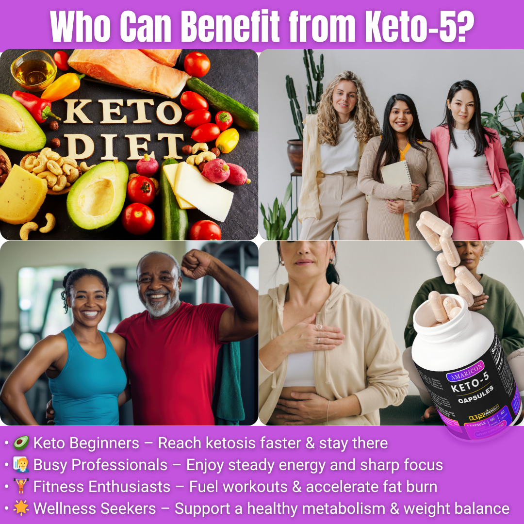 Keto-5 – Advanced Keto Support for Healthy Weight Control and Metabolism Boost