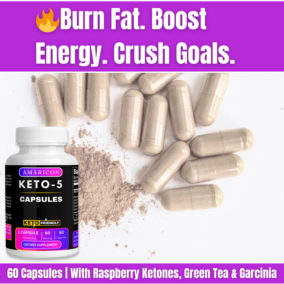 Keto-5 – Advanced Keto Support for Healthy Weight Control and Metabolism Boost