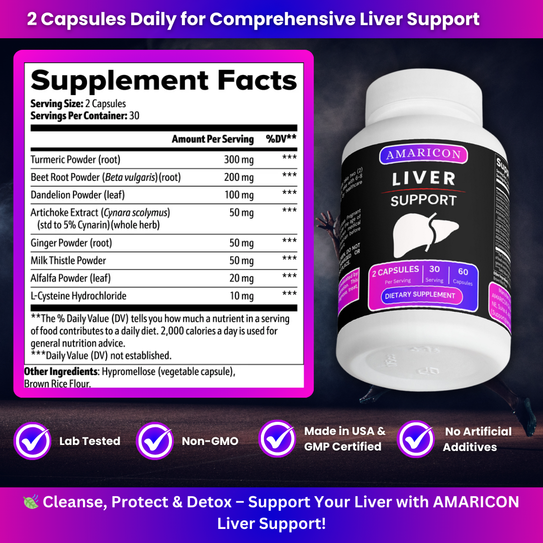 Liver Support – Advanced Supplement for Detoxification, Liver Function, and Overall Health