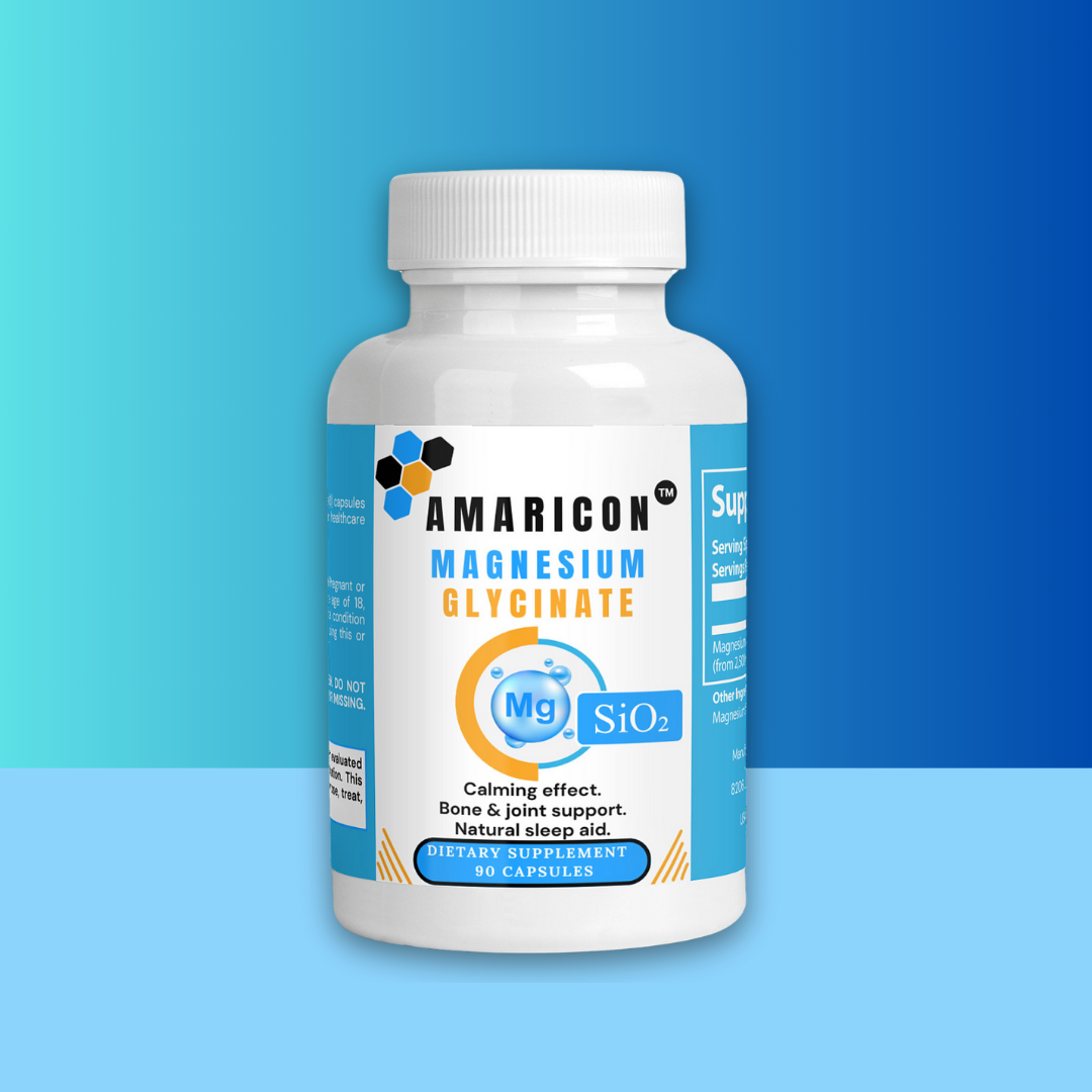 Magnesium Glycinate Capsules | Premium Sleep, Relaxation, and Muscle Support