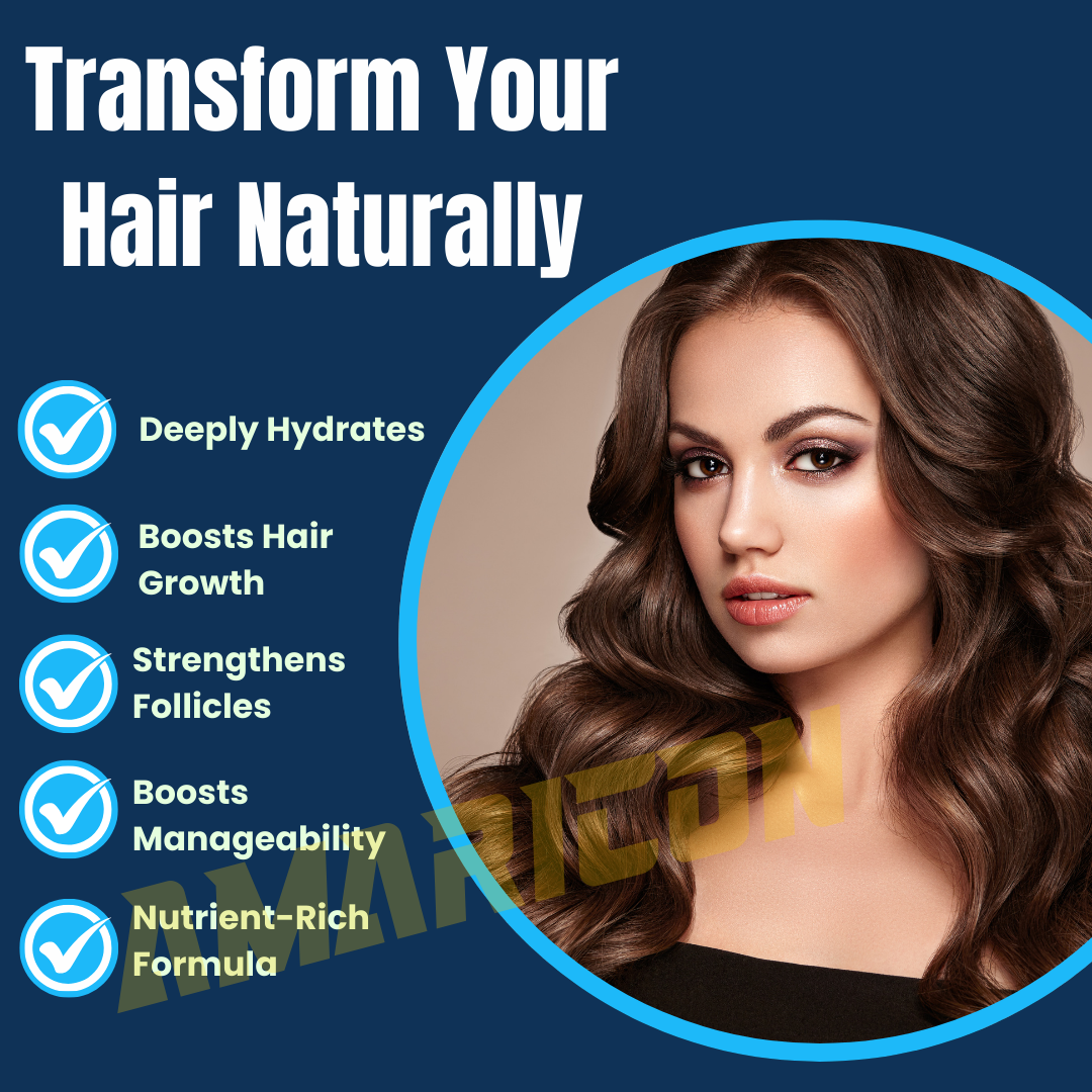 Moisturizing and Strengthening Hair Oil – Intense Nourishment and Revitalization – 1 fl oz