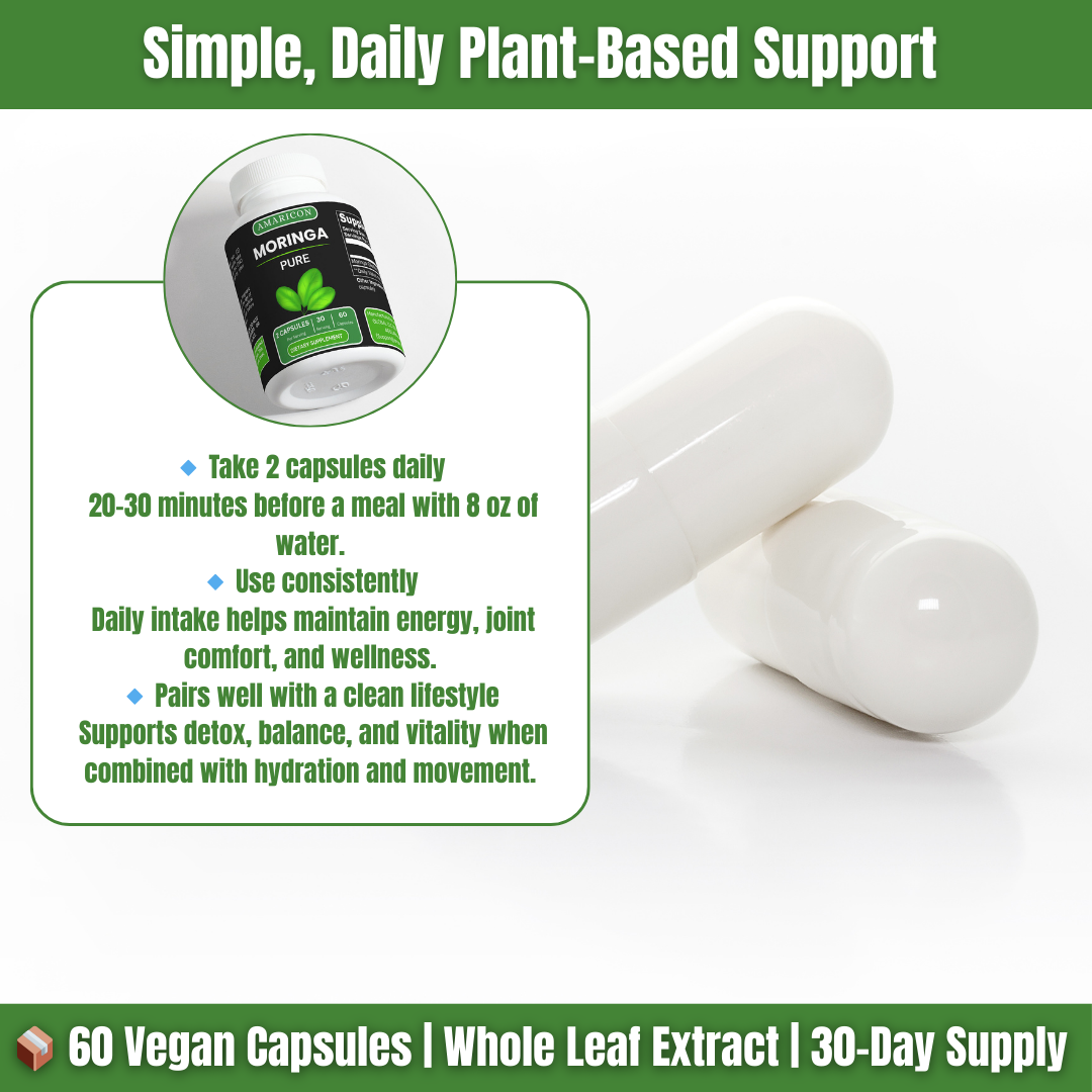 Moringa Pure – Nutrient-Packed Support for Daily Wellness