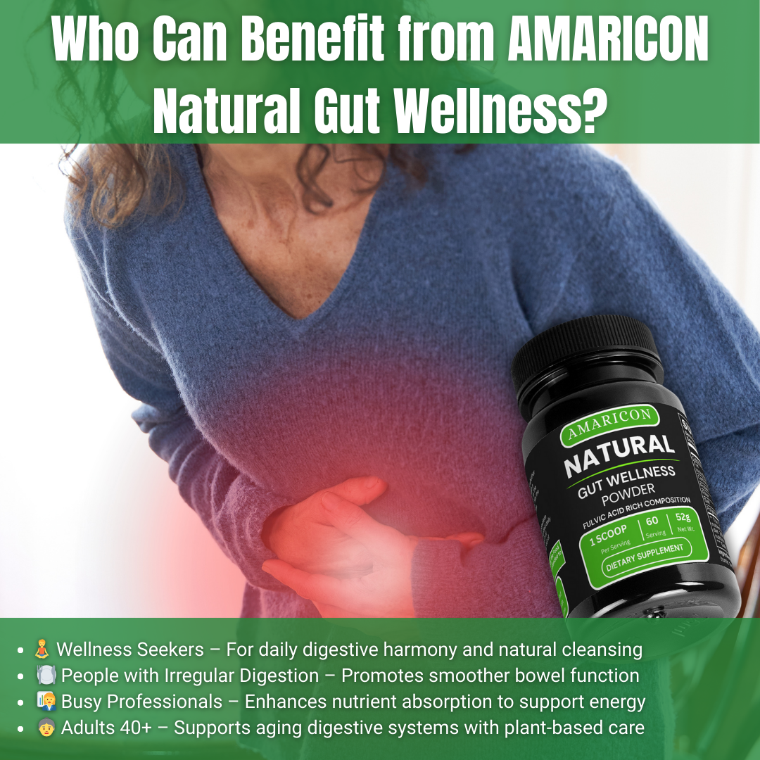 Natural Gut Wellness Powder – Fulvic Acid Formula for Digestive Health