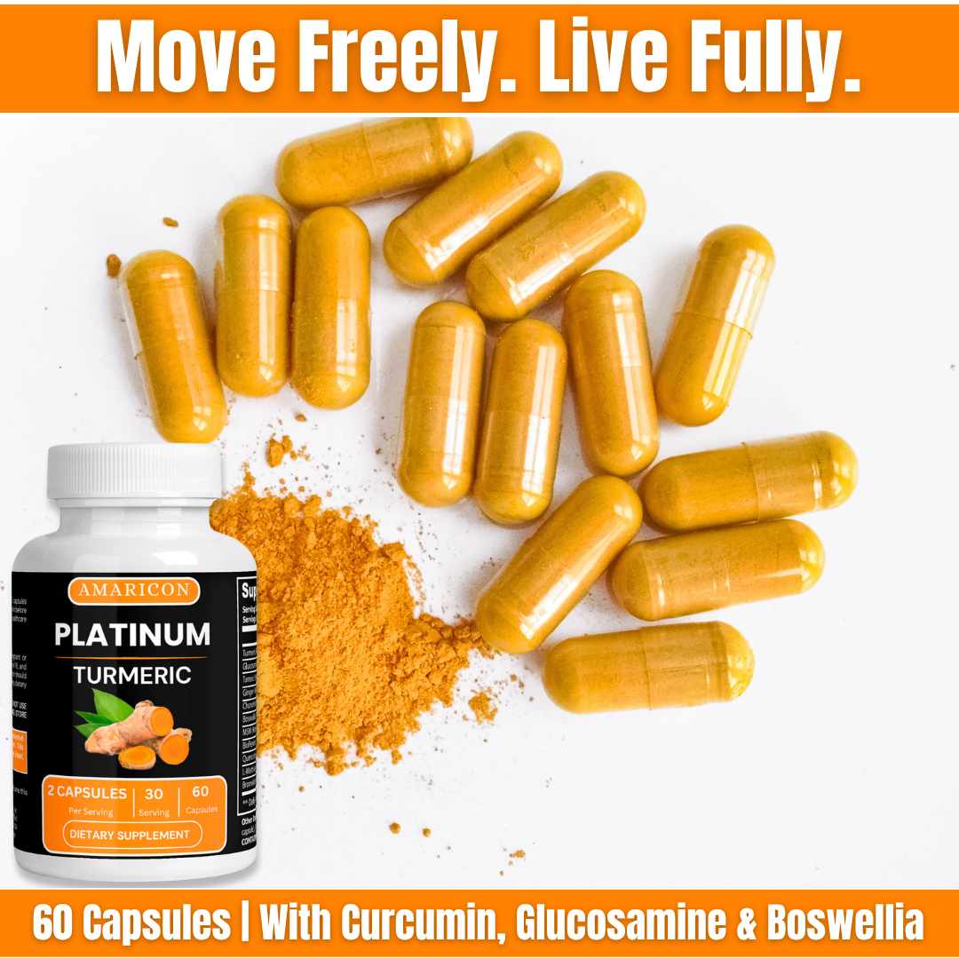 Platinum Turmeric – Advanced Joint Support and Holistic Wellness Formula