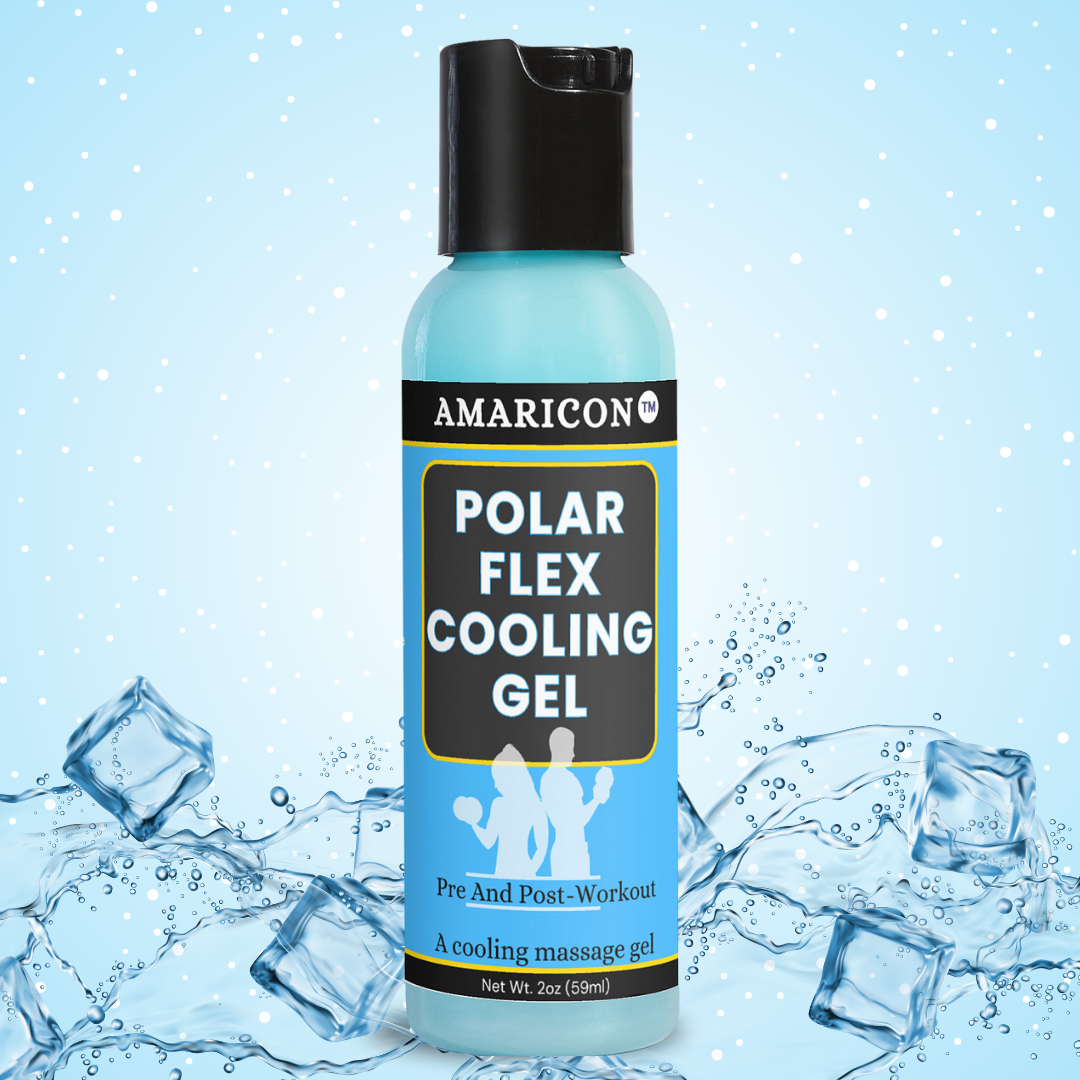 Polar Flex Cooling Gel – Pre and Post-Workout Skincare – 2 oz