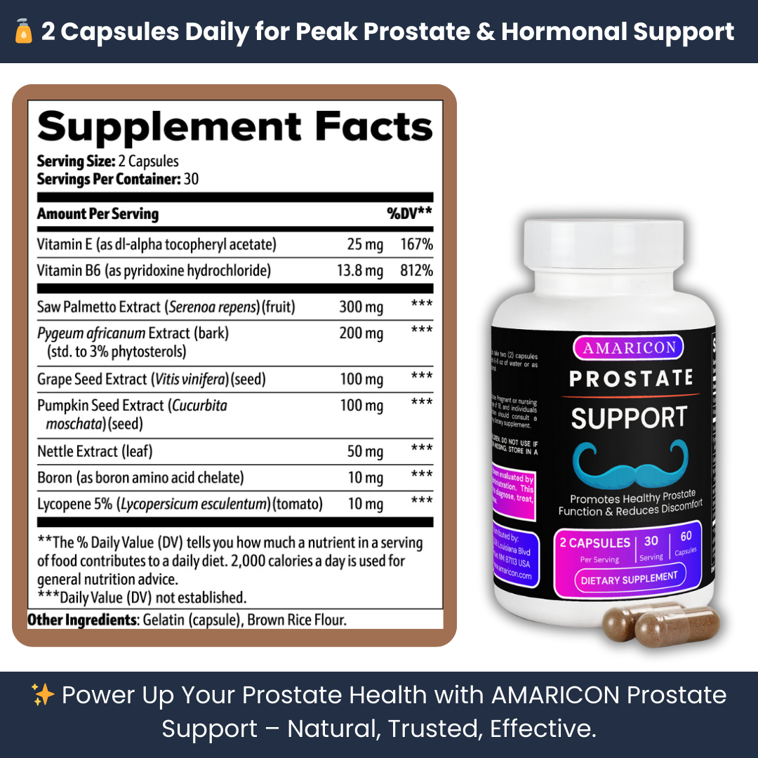 Prostate Support – Holistic Men's Wellness Formula