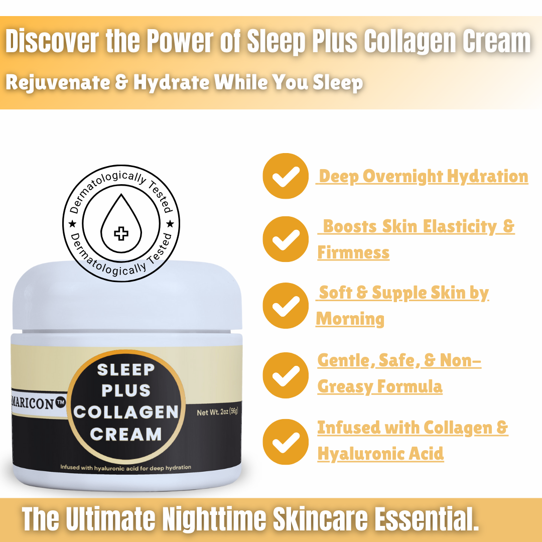 Sleep Plus Collagen Cream – Hydrating & Restorative Night Cream – 2 oz