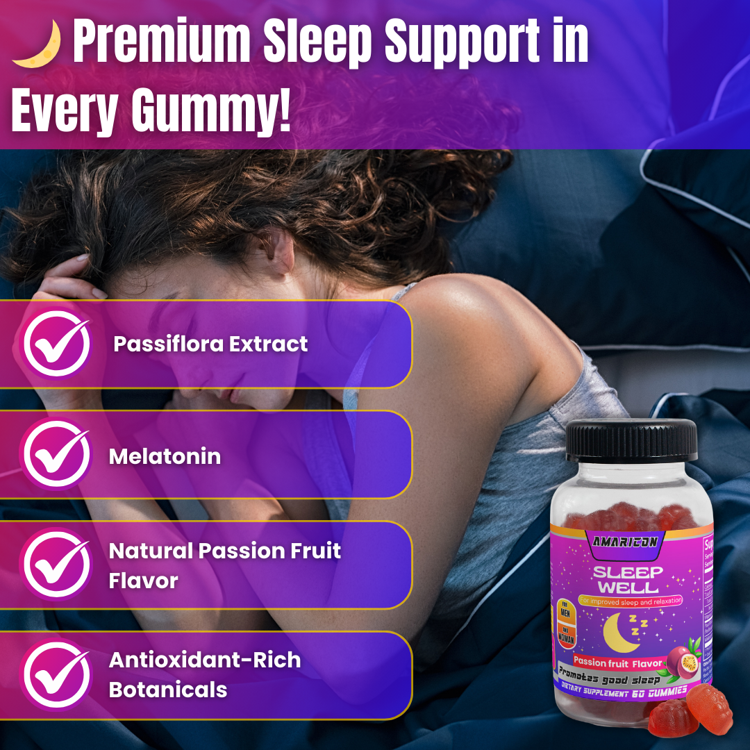 Sleep Well Gummies – Natural Support for Restful Sleep and Relaxation