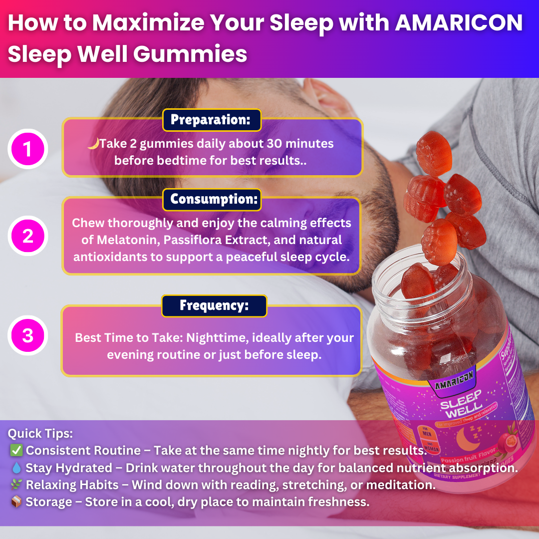 Sleep Well Gummies – Natural Support for Restful Sleep and Relaxation