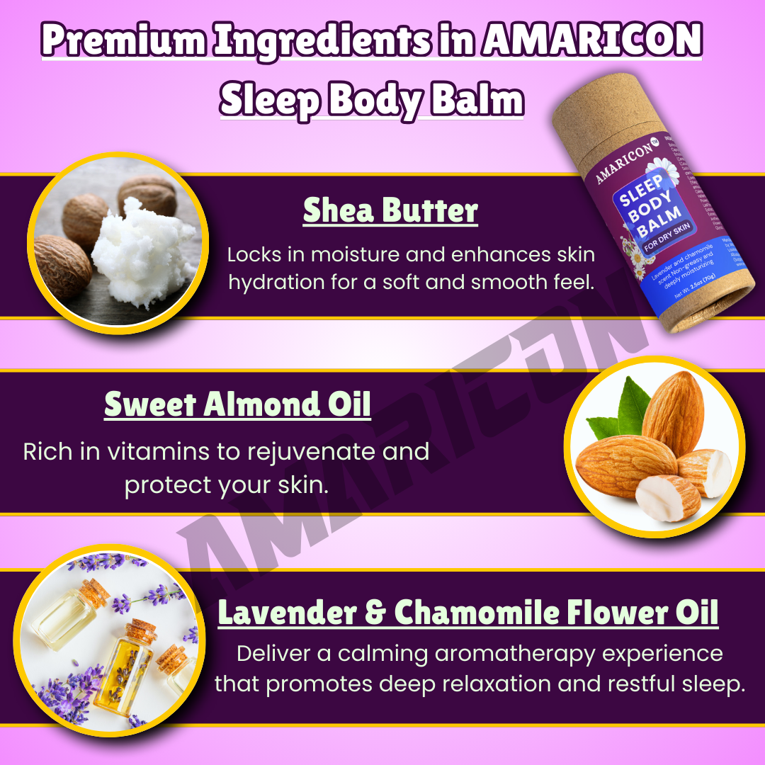 Sleep Body Balm – Lavender, Chamomile & Ylang Ylang – 2.5 oz