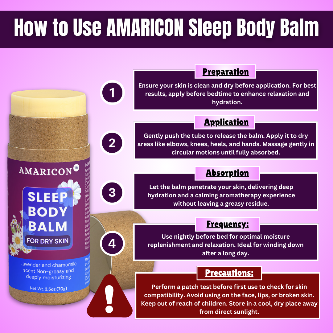 Sleep Body Balm – Lavender, Chamomile & Ylang Ylang – 2.5 oz