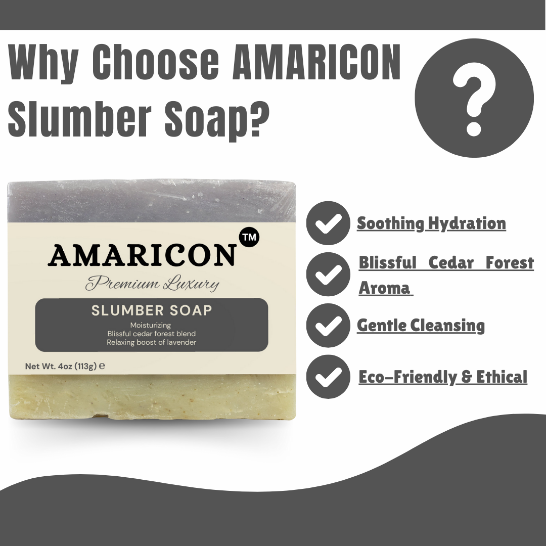 Slumber Soap – Light & Moisturizing with Fir Needle & Lavender – 4 oz