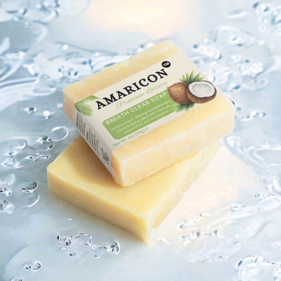 Refresh Your Senses with AMARICON Breathe Clear Soap: Invigorate Your Skin and Mind