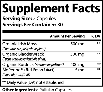 Sea Moss – Deep Herbal Cleanse for Circulatory and Lymphatic Health