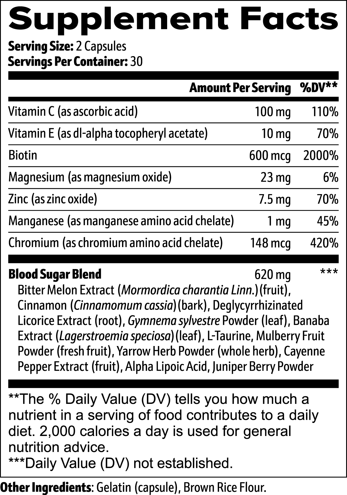 Normal Blood Sugar Support – Comprehensive Supplement for Healthy Glucose Metabolism and Insulin Sensitivity