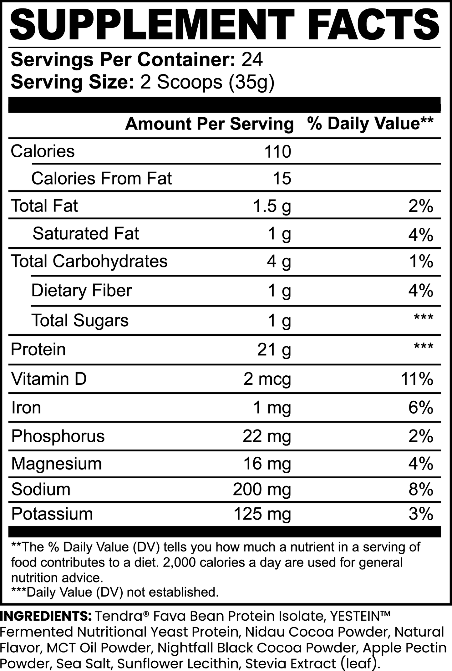 Plant Protein (Chocolate) - Premium Plant-Based Protein for Muscle Recovery and Growth